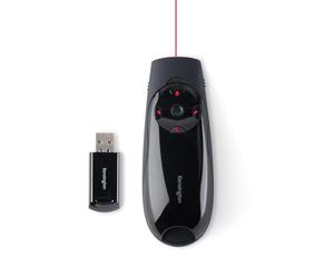 Kensington Presenter Expert - Télécommande de Présentation USB Sans Fil avec Pointeur Laser Rouge et Contrôle du Curseur, Compatible avec Windows & macOS - Portée 45m (K72425EU)