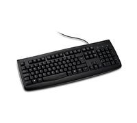 Kensington Pro Fit Clavier Lavable Filaire pour PC, avec Connexion USB et pavé numérique, Compatible avec Windows et Apple, Taille Standard - Noir