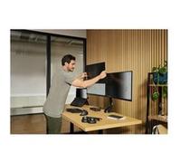 Kensington Pro Fit Ergo KB675 EQ - Clavier - rechargeable - TKL - sans fil - 2.4 GHz, Bluetooth - QWERTY - R.-U. - noir - Pour la vente au détail - carton FSC G