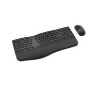 Kensington Pro Fit Ergo KM680 EQ K72486NA Ensemble clavier et souris sans fil, rechargeable, design ergonomique, clavier divisé