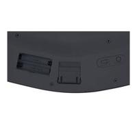 Kensington Pro Fit Ergo Wireless Keyboard - Clavier - sans fil - 2.4 GHz, Bluetooth 4.0 - US - noir Noir G