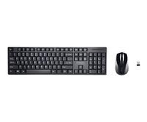 Kensington Pro Fit Low-Profile Desktop Set - ensemble clavier et souris - Français - noir Périphérique d'entrée