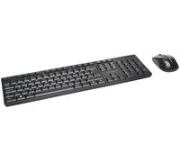 Kensington Pro Fit RF sans fil QWERTY Anglais Noir - Claviers (Sans fil, RF sans fil, Clavier à membrane, QWERTY, Noir, Souris incluse)