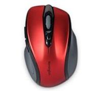 Kensington Pro Fit Mid-Size - Souris - pour droitiers - optique - sans fil - 2.4 GHz - récepteur sans fil USB - Rouge rubis G
