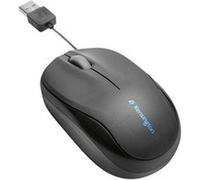 Kensington Pro Fit Retractable Mobile - Souris - optique - 3 boutons - filaire - USB - noir G