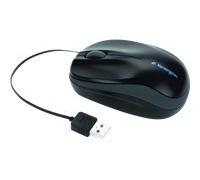 ACCO Kensington Souris Pro Fit Retractable Mobile K72339EU optique USB noir
