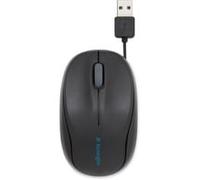 Kensington pro fit retractable mobile - souris - usb - noir