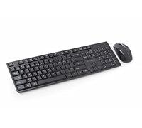 Kensington Pro Fit RF sans fil QWERTY Anglais Noir - Claviers (Sans fil, RF sans fil, Clavier à membrane, QWERTY, Noir, Souris incluse)