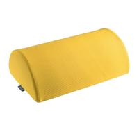 Leitz - Repose-Pieds Ergonomique pour Bureau, Ajustable, Soulage les Douleurs aux Dos et aux Épaules, Fabriqué en Mousse avec Housse en Tissu, Gamme Ergo Cosy, Jaune, 53710019