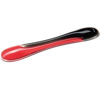 Kensington Repose-poignet pour clavier Slim Duo Gel, 490 x 95 x 18mm, support ergonomique pour les tensions et l'inconfort des poignets, convient aux claviers à profil bas, noir/rouge (K62442WW)