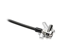 Portable accessoires Kensington N17 Keyed Dual Head Laptop Lock Noir, Argent Câble Antivol Noir