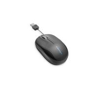 Kensington pro fit retractable mobile - souris - usb - noir