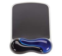 Kensington Tapis de Souris avec Repose-Poignets - Gel Duo Ergonomique, Pour Ordinateurs/Ordinateurs Portables avec Souris Laser/Optiques, Antidérapant - Bleu (62401)