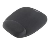 Kensington Tapis de souris noir en mousse, repose-poignets intégré
