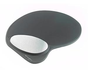 Kensington Tapis Souris en Gel Ergonomique avec Repose-Poignets Intégré - Compatible avec Souris Laser et Optiques - 207 x 25 x 248 mm - Noir & Gris (62404)