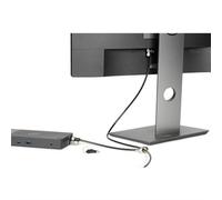 KENSINGTON TECHNOLOGY GROUP Câble de verrouillage Kensington Twin MicroSaver Pour Moniteur, Ordinateur de bureau, Station d'accueil, Projecteur,