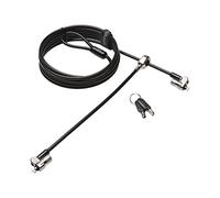ACCO Kensington Antivol pour ordinateur portable K65048WW MicroSaver 2.0 T-Bar 2 verrous 2,4 m Noir