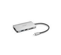 Kensington UH1400P Mobile Hub/Docking Station, 8-in-1 USB-C, Gray