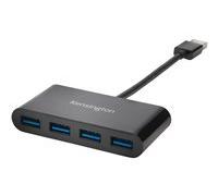 Kensington K39121EU Hub USB 4 ports USB-A USB 3.0 5 GBit/s noir UH4000 4 Port Hub