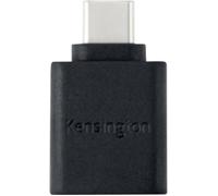 Kensington Adaptateur USB CA1010 - USB-C (M) vers USB-A (F) - 5 V/3 A - Sans halogène, noir