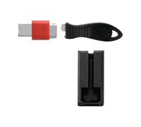 Kensington USB Port Lock with Cable Guard - Square - Bloqueur de port USB - argent