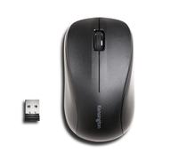 Kensington Mouse for Life - Souris - droitiers et gauchers - optique - 3 boutons - sans fil - 2.4 GHz - récepteur sans fil USB - noir