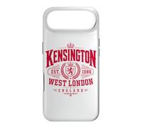 Kensington West London England Est. 1086 Impression Rouge Coque pour iPhone Air