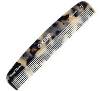 Kent 7T TW Peigne de poche à dents fines pour homme - Peigne à cheveux fait à la main pour le toilettage et le coiffage quotidiens - Peigne de voyage pour soins capillaires, moustache et barbe,