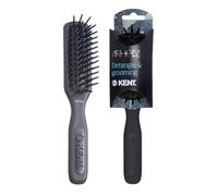 Kent AirHedz Brosse à cheveux étroite avec base coussinée, Gris