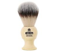 Kent BK4S Blaireau de rasage avec poils synthétiques ultra doux et manche en résine d'ivoire synthétique, à utiliser avec de la crème à raser ou du savon pour une mousse parfaite. Rasage de luxe