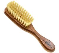 Kent Brushes Brosse bébé à manche en bois de cerisier et poils blancs