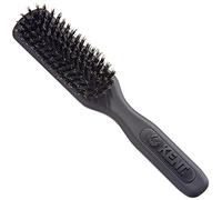 Kent Brushes Brosse Pro étroit Poils naturels Brosse à cheveux gris graphite