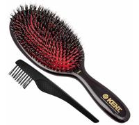 Kent Brushes Classic Shine Brosse à cheveux poils naturels/nylon (Noir)