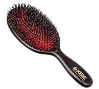 Kent Brushes Classic Shine Brosse à cheveux poils naturels/nylon (Noir)