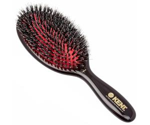 Kent - Classic Shine - Brosse à cheveux - Pneumatique à poils/nylon - Noir - Taille moyenne