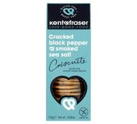 Kent & Fraser Poivre noir craquelé et sel de mer fumé, 110 g