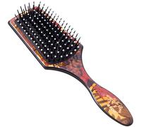 Kent LPB2 Brosse à plumes en nylon avec embout rond Motif floral