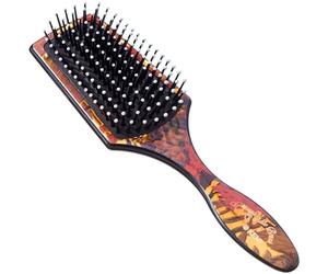 Kent LPB2 Brosse à plumes en nylon avec embout rond Motif floral