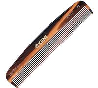 Kent Peigne à cheveux de poche dentelé fait à la main, longueur 13,9 cm