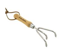 Kent & Stowe 70100087 Cultivateur À Main En Acier Inoxydable 3 Dents, FSC®