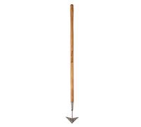 Kent & Stowe grattoir triangulaire - Binette de jardin triangulaire en inox, triangle grattoir de jardin avec manche en frêne, longueur : 152 cm