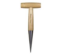 Kent & Stowe plantoir en bois - Plantoir à bulbes avec pointe en inox, plantoir à main traditionnel avec poignée en frêne, longueur : 28,5 cm