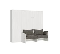 Kentaro Sofà Lit escamotable vertical 160 cm avec colonne - ALESSIA 20