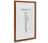 Cadre photo - Blumfeldt Casa chic Kenton - rectangulaire A2 cm - Marron G