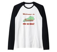 Kentucky, Bienvenue chez Vous ! Humoristique Blague, Souvenir Manche Raglan