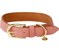 Kentucky Dogwear Collier pour Chien en Simili-Cuir Pêche/Marron - M (50 cm)