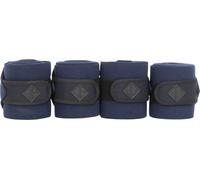 Kentucky Horsewear Bandages Show Vegan Wool Polar Fleece Bandages Navy Full