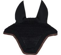 Kentucky Horsewear Bonnet Anti-Mouches "Wellington" Cuir - noir