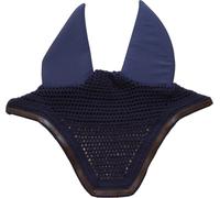 Kentucky Horsewear Bonnet Anti-Mouches "Wellington" Cuir soundless bleu foncé - 1 pcs