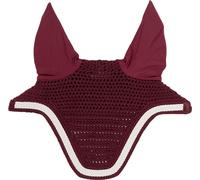 Kentucky Horsewear Bonnet Anti-Mouches 'Wellington Plaited Cord', Full - bordeaux